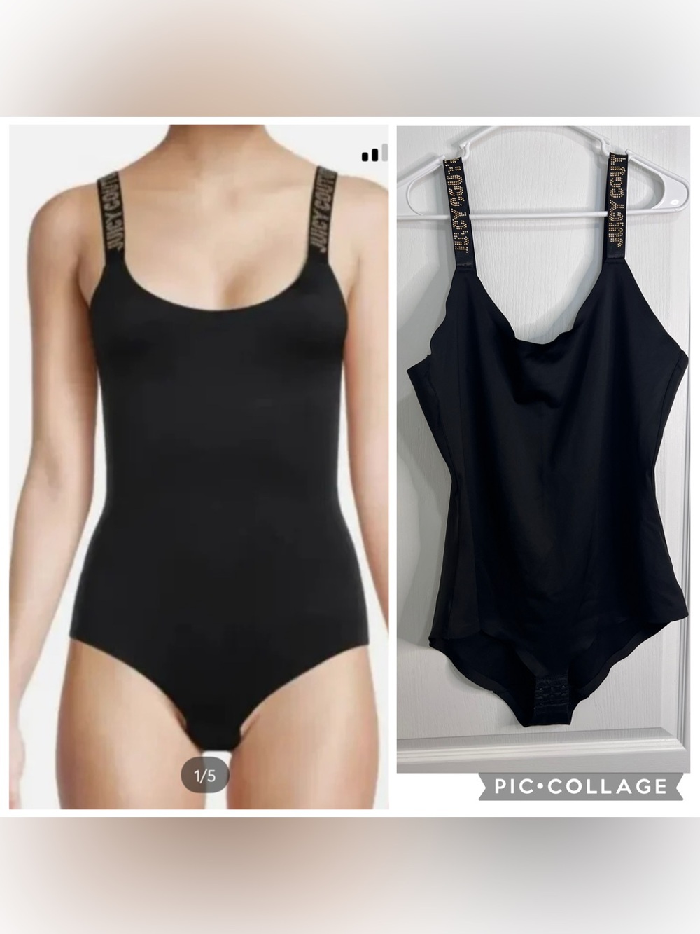 Juicy Couture Waist Abdomen Hips Shapewear Bodysuit Adjustable Straps size 3X